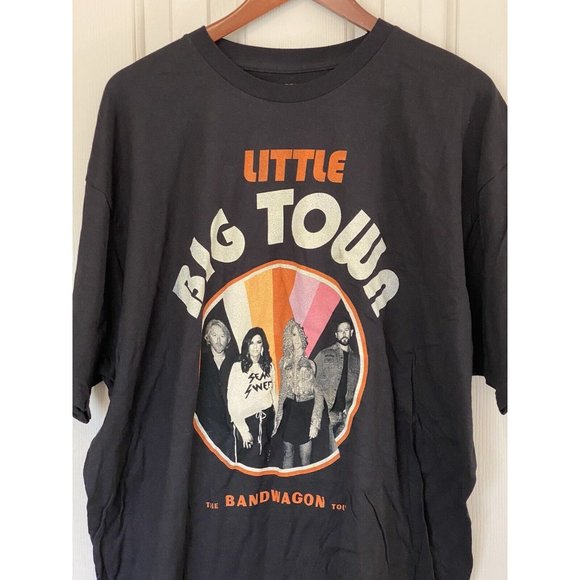 Little Big Town The Bandwagon Tour 2018 T-Shirt Black Short Sleeve Size 3XL - Picture 3 of 7